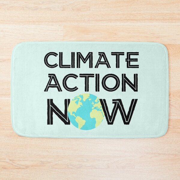 Item preview, Climate Action Now (black, light blue & green) - Strike to Save the Earth and Environment designed and sold by gimmesometees.