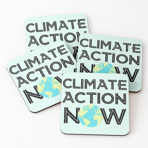 Item preview, Climate Action Now (black, light blue & green) - Strike to Save the Earth and Environment designed and sold by gimmesometees.