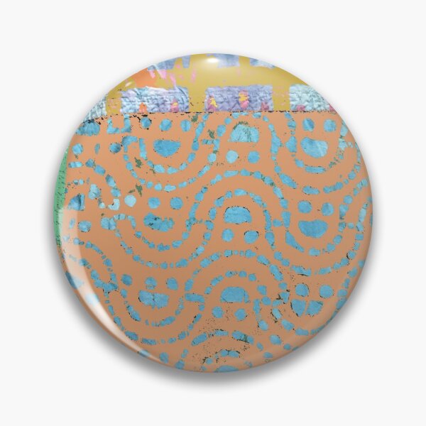 Item preview, Terracotta Fiber Art Collage of waves on beach designed and sold by djrunnels.