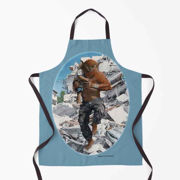 Item preview, Monster Action Superhero Carrying Child Fantasy Image designed and sold by HelmsArt.