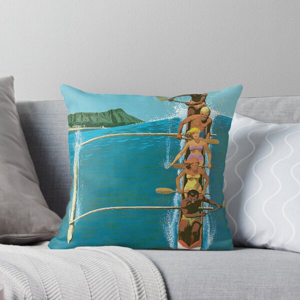Item preview, Hawaii Retro Vintage Travel Poster designed and sold by vintagevivian.