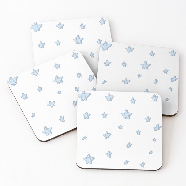 Item preview, Pastel Blue Stars with Shadow designed and sold by Arexus.