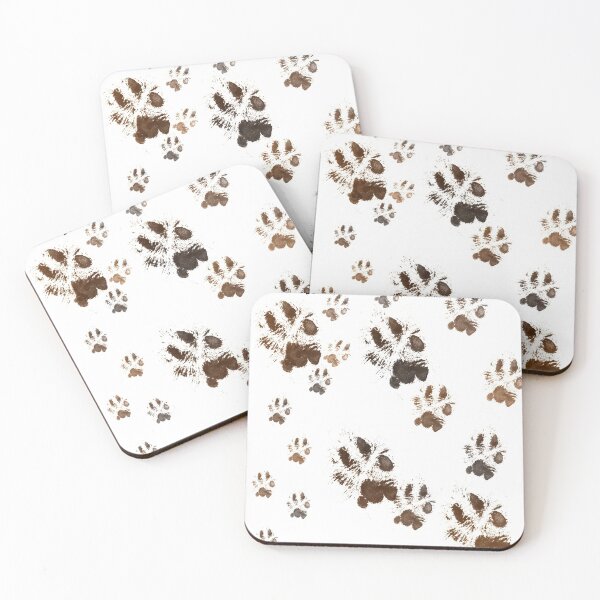 Item preview, Dog walker Muddy Paw Prints designed and sold by bdws.