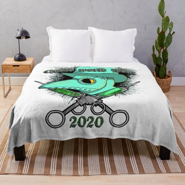Item preview, Covid world tour Plague doctor 2020 (blue mask) designed and sold by vladflame.