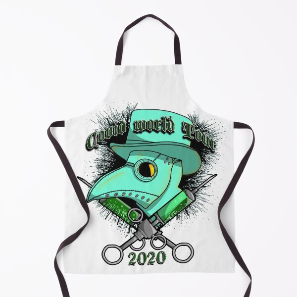 Item preview, Covid world tour Plague doctor 2020 (blue mask) designed and sold by vladflame.