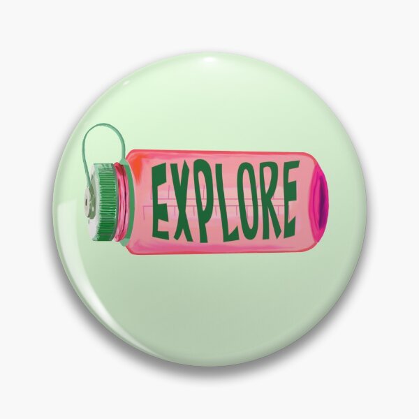 Artikelvorschau, „Explore“-Wasserflasche entworfen und verkauft von Art by Amanda.