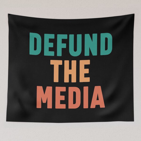Item preview, Defund the media designed and sold by bumperapparels.
