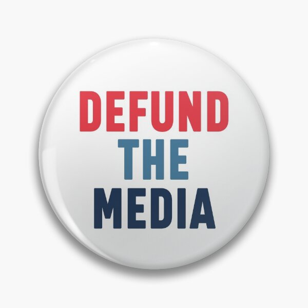 Item preview, Defund the media retro designed and sold by bumperapparels.