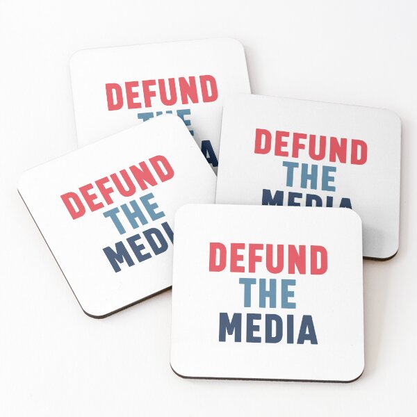 Item preview, Defund the media retro designed and sold by bumperapparels.