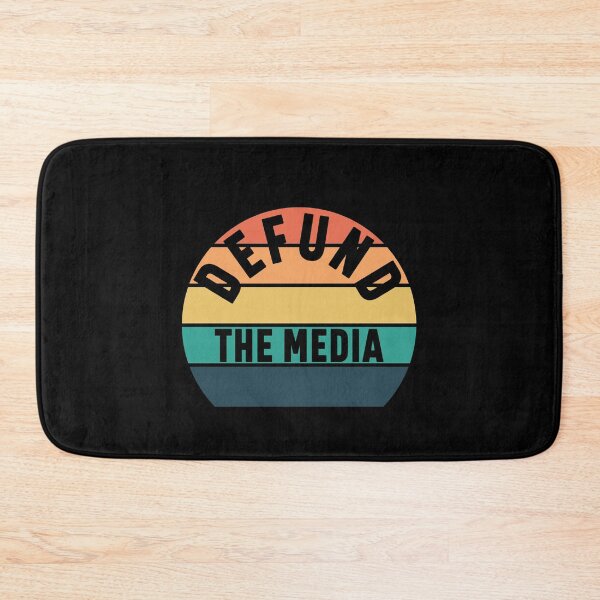 Item preview, Defund the media retro vintage designed and sold by bumperapparels.