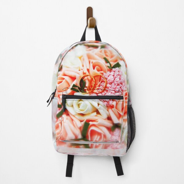 Bouquet of roses for the bride Backpack