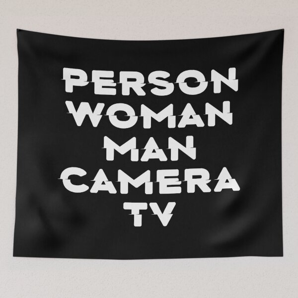 Item preview, person woman man camera tv designed and sold by bumperapparels.