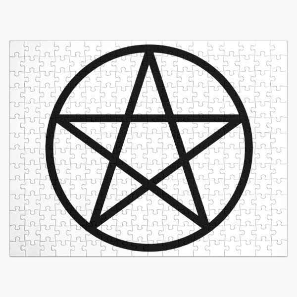 The Pentacle: Though often associated with Wicca, the great Greek mathematician Pythagoras was fascinated by the Pentacle Jigsaw Puzzle