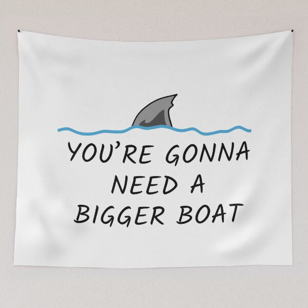 Item preview, Jaws Boat Quote designed and sold by danieljtaylor.