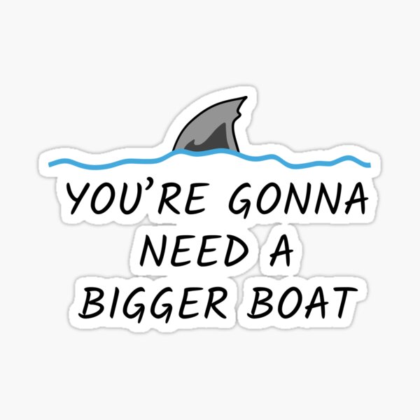 Item preview, Jaws Boat Quote designed and sold by danieljtaylor.