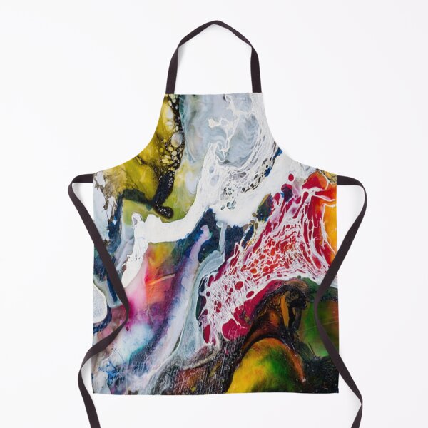Item preview, Red, Blue And White Fluid Abstract Painting designed and sold by kris-money.