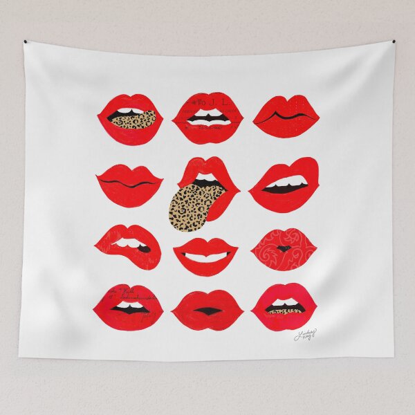 Item preview, Leopard Lips of Love designed and sold by Lindseykayco.