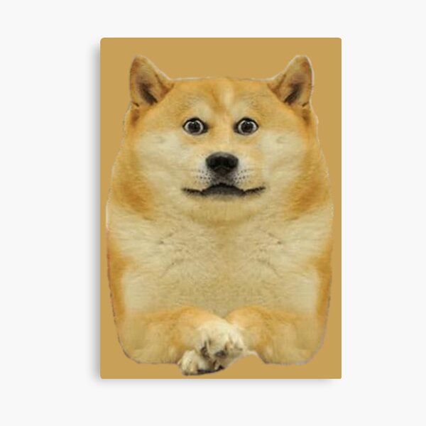 Doge Meme Canvas Prints Redbubble - loaf o doge roblox