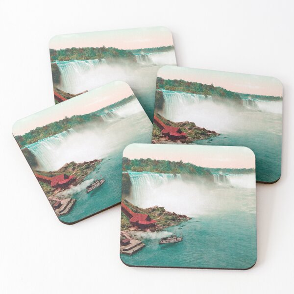 Item preview, Niagara Falls and The Maid Of The Mist - Circa 1898 Photochrom designed and sold by warishellstore.
