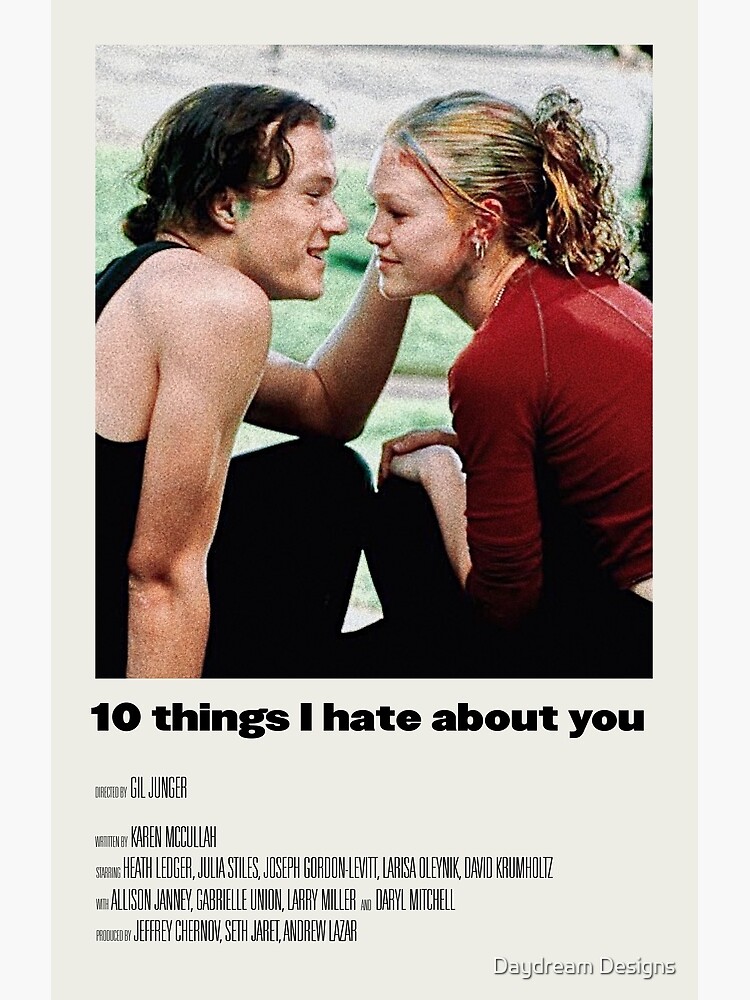 10 Things I Hate About You Movie Poster Poster For Sale By