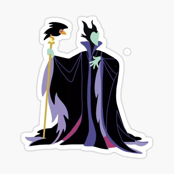 Cartoon Maleficent Stickers Redbubble 1530