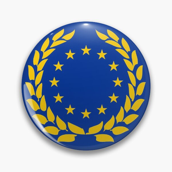 Vista previa del artículo con la obra «Europa estrellas de la UE con corona de laurel», diseñado y vendido por GeogDesigns.