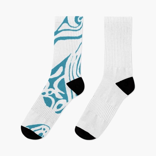 Aperçu de l'œuvre Hippocampe turquoise tatouage créée et vendue par Zamen.
