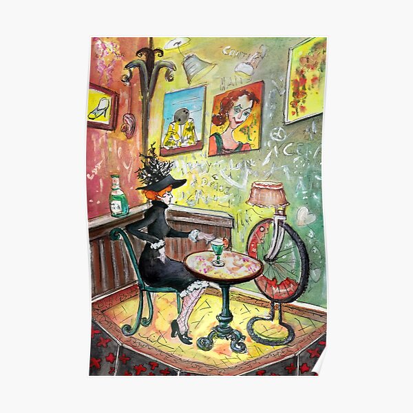 The Lautrec Girl In A Ruin Bar In Budapest Poster