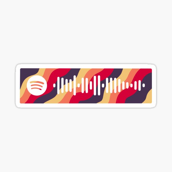 Guns N Roses Sweet Child O Mine Spotify Code Sticker By Sarahaburk Redbubble