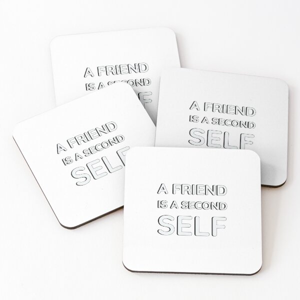 Item preview, A friend is a second self. Aristotle   designed and sold by Inspirationmotivation.