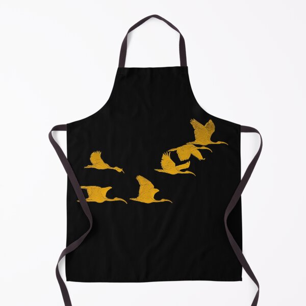 Item preview, Free Wild Golden Birds in Flight designed and sold by UrTops.