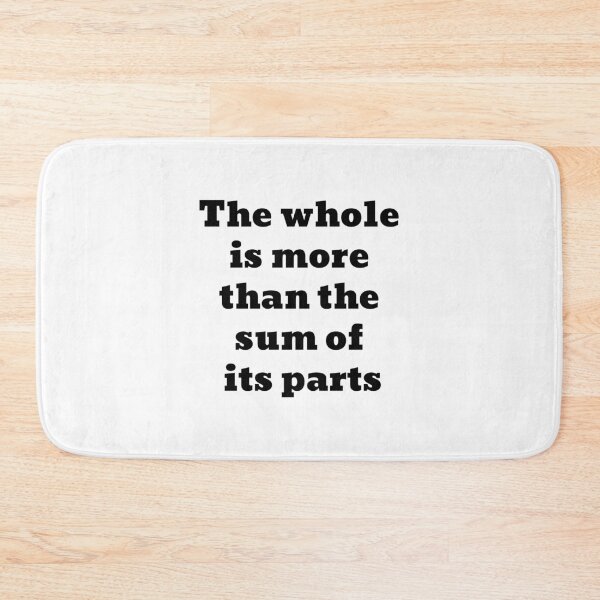 Item preview, Aristotle quote - The whole is more than the sum of its parts designed and sold by Inspirationmotivation.