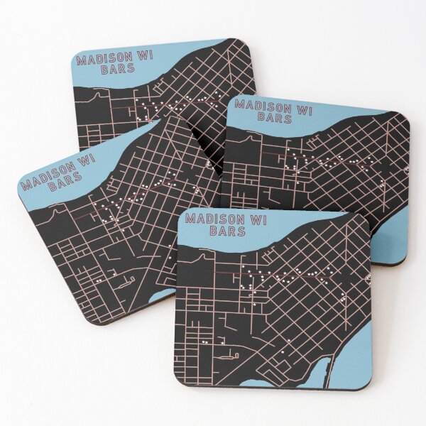 Item preview, Madison Wisconsin Bars designed and sold by jorniecoon.