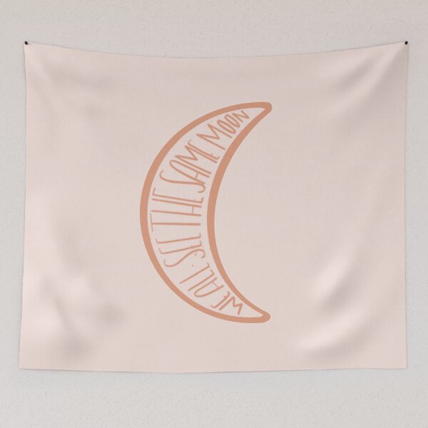 Item preview, We all see the same moon  designed and sold by janella-lopez.
