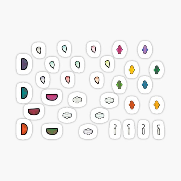 The Period Pattern Sticker