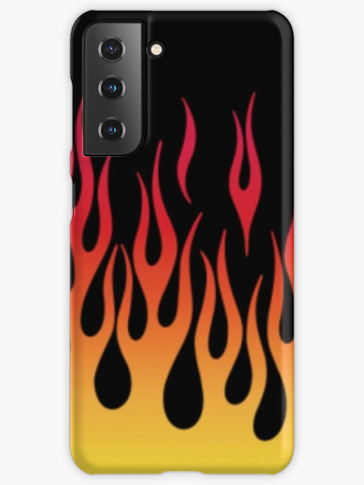 Red flame phone case