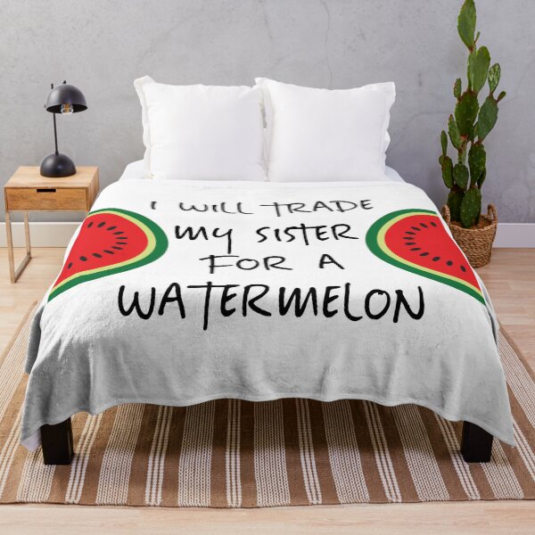 Item preview, I will trade my sister for a watermelon designed and sold by bumperapparels.