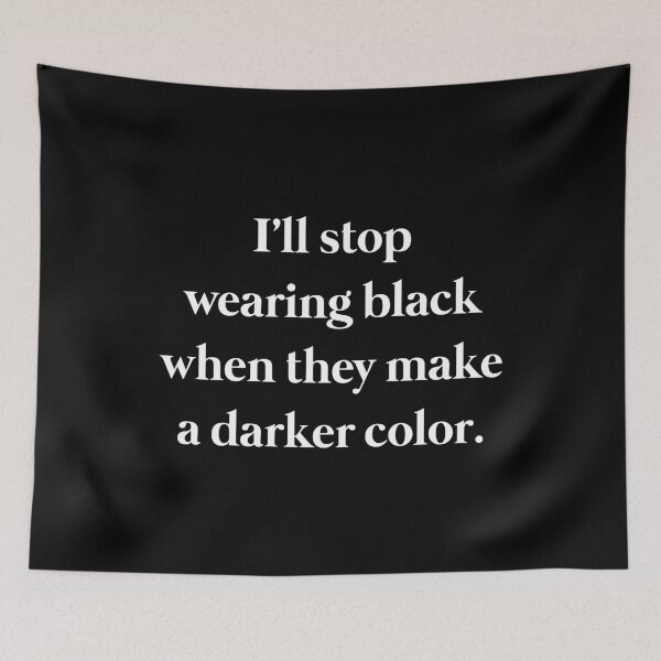 Item preview, I always wear black designed and sold by RicardoGomes.
