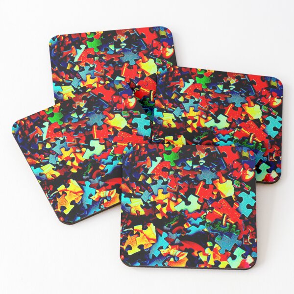 Item preview, Puzzle Pieces Necklace Pendant - Interlocking Puzzle Charm designed and sold by Galathi Designs.