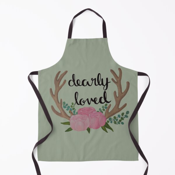 Item preview, Dearly Loved with antlers designed and sold by Madison Daly Art.