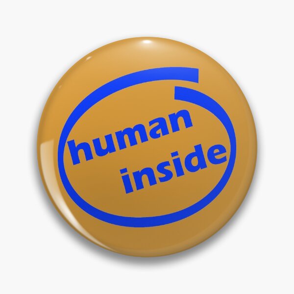 Item preview, Human Inside designed and sold by Manimal-Merch.