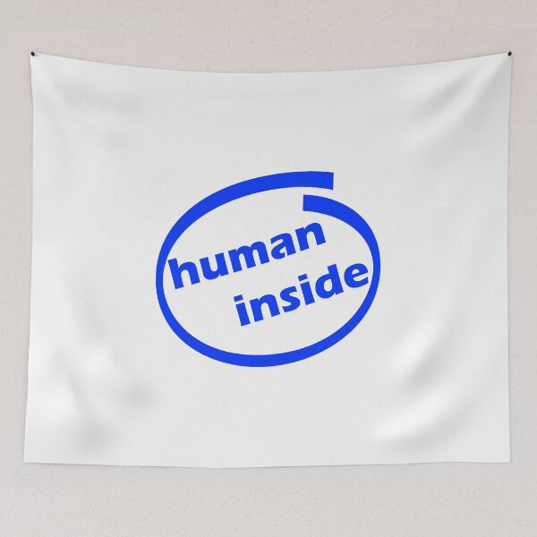 Item preview, Human Inside designed and sold by Manimal-Merch.