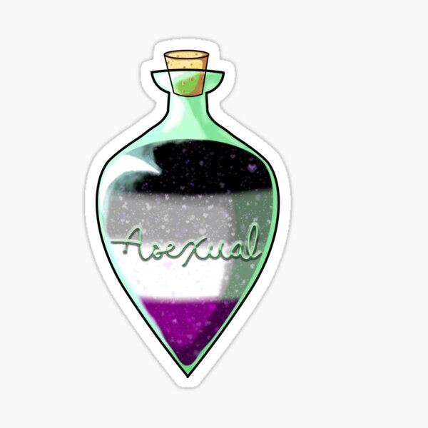 Pride Potions Asexual Sticker By Pureaciddreamer Redbubble