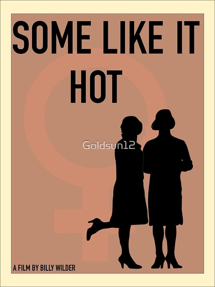 Minimalist Poster Inspired By Some Like It Hot Art Print By Goldsun12 Redbubble