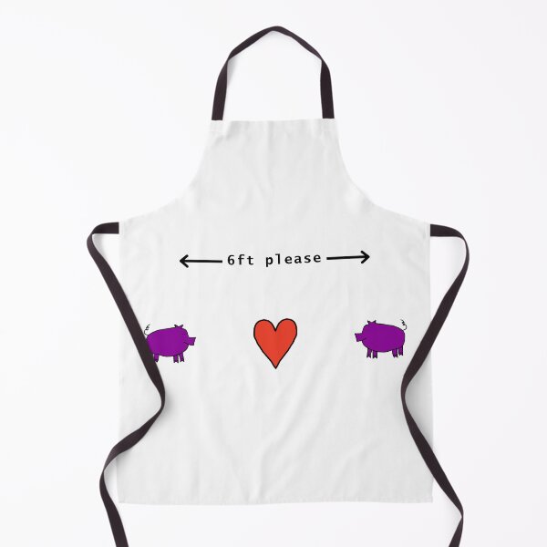 Item preview, Pig says Keep Your Distance For Now designed and sold by ellenhenry.