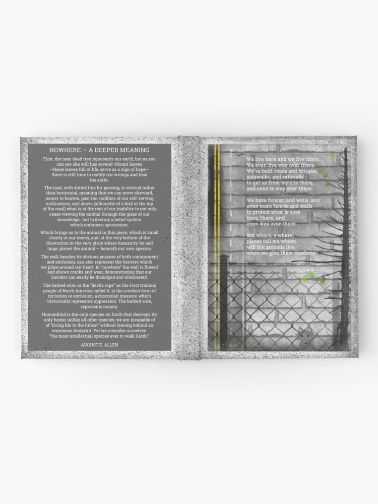 Alternate view of nowhere Hardcover Journal