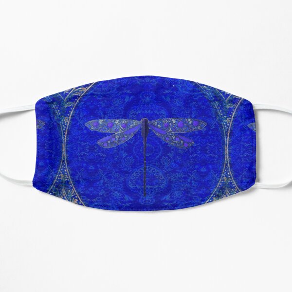Victorian Dragonfly in Blue Mask