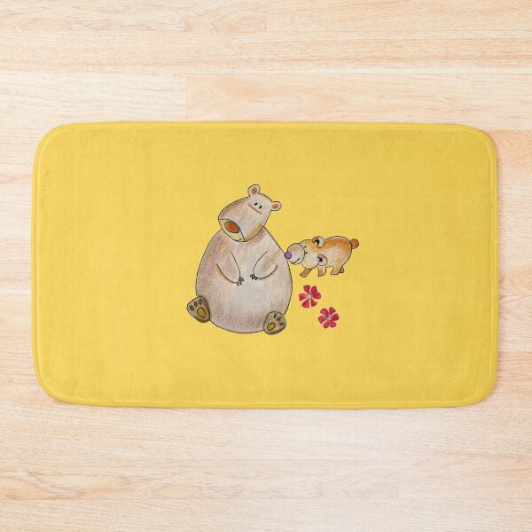Aperçu de l'œuvre Cute bears mom and cub créée et vendue par JoAnnFineArt.