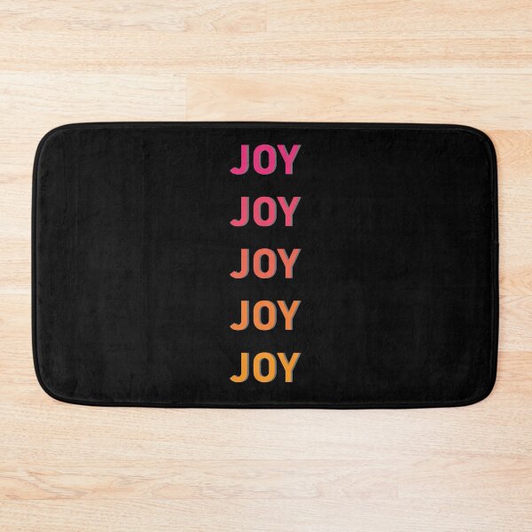 Item preview, Repeat pattern typography of different shades of pink and orange in the word "JOY"  designed and sold by anins-azuree.