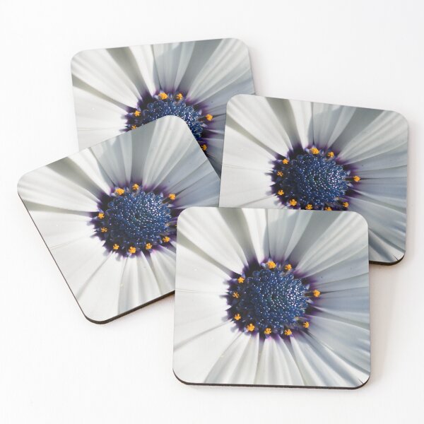 Item preview, Closeup of white African daisy designed and sold by lena-maximova.